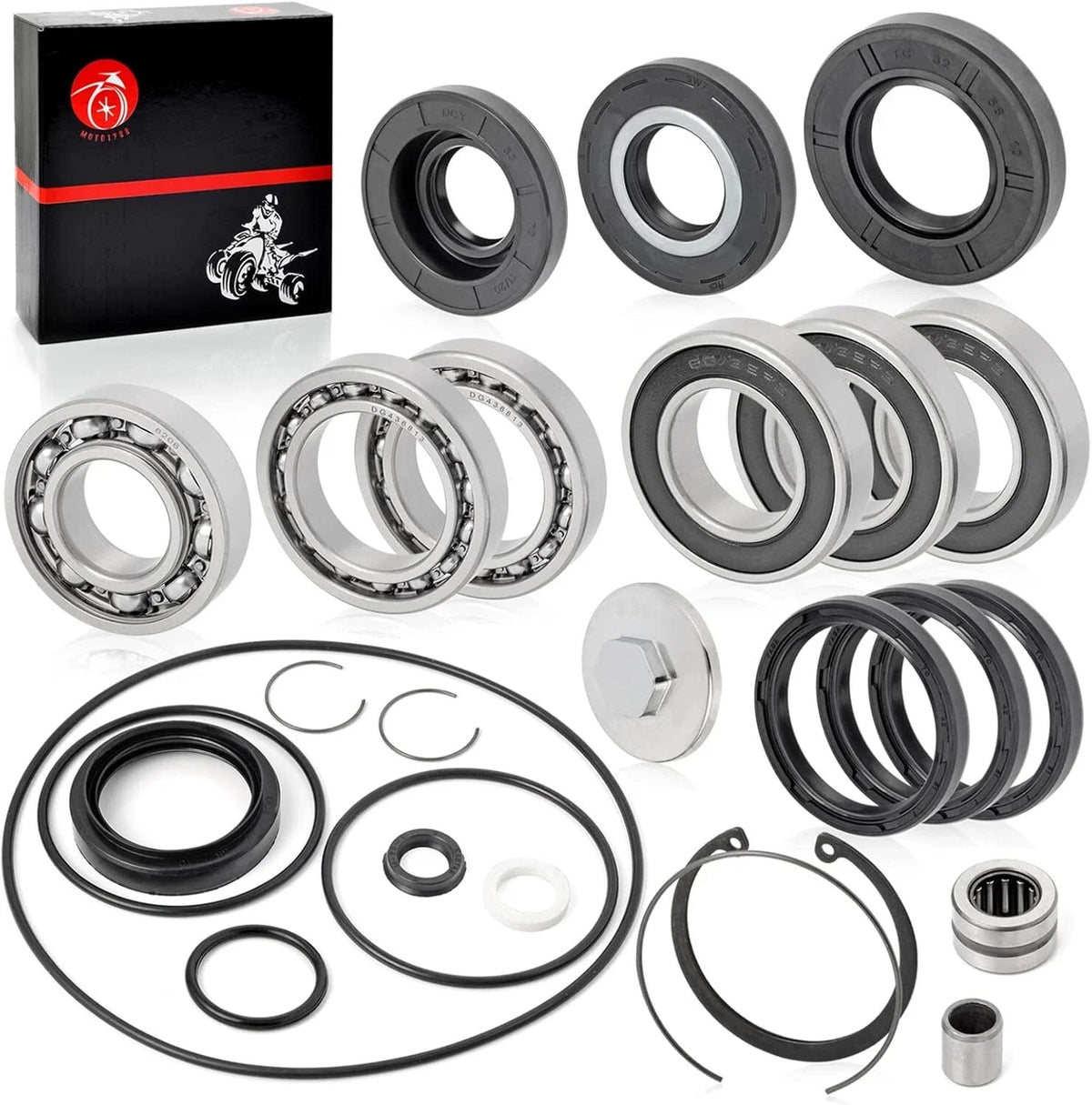 Rear Diff Axle Bearing Seal for Honda Rancher 350 TRX350FE 4x4 ES (2000–2006)