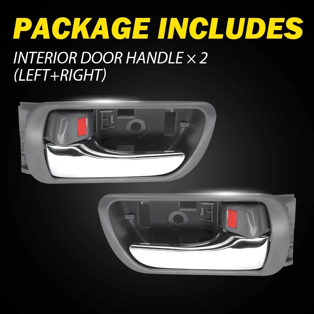 Set of 4 Interior Door Handles for Toyota Camry (2002–2006) Gray