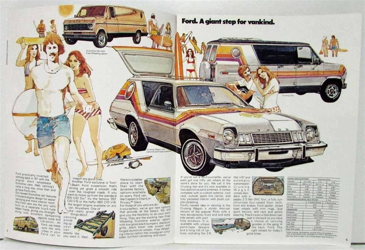 Sales Brochure for Ford Mustang Pickup Truck 4x4 (1977)