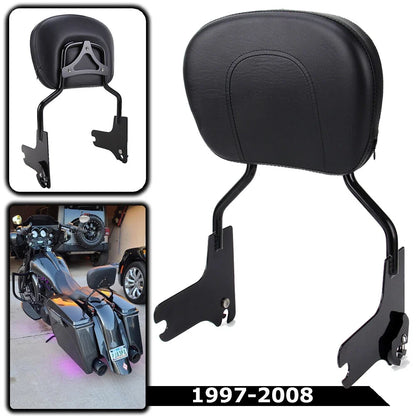 Detachable Backrest Sissy Bar for Harley Touring Street Road Glide (2014–2023)