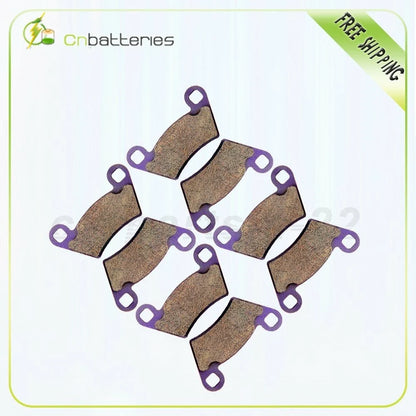 Front and Rear Brake Pads for Polaris Brutus EFI Ranger 800 (2013–2014) Carbon Fiber
