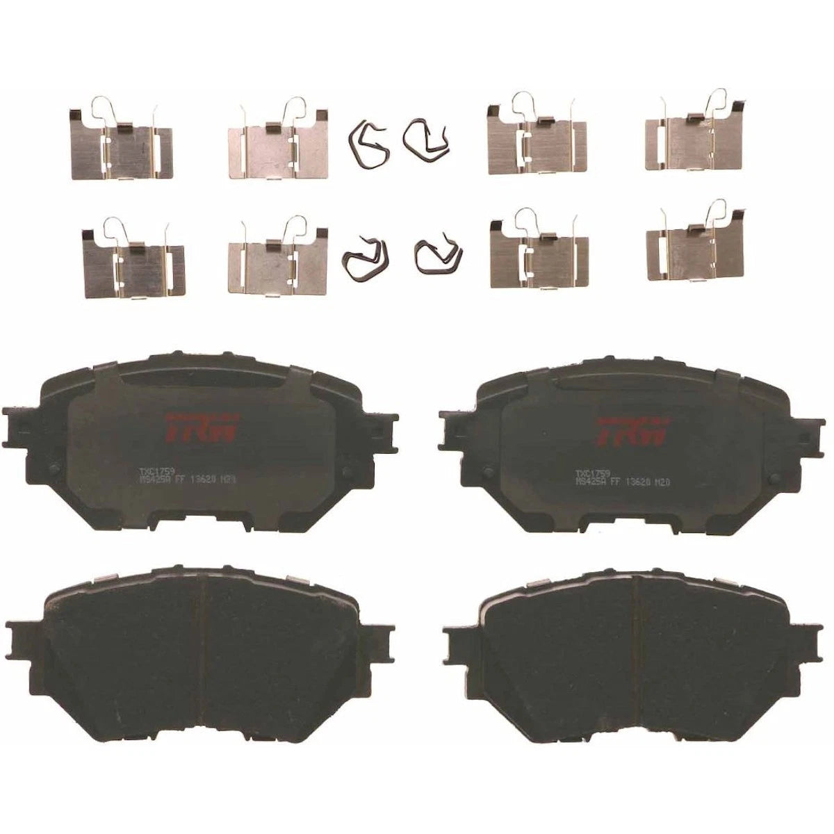2X Brake Pad Set Front for Mazda 3 (2014–2018) TXC1759, JSTPSSCP1759
