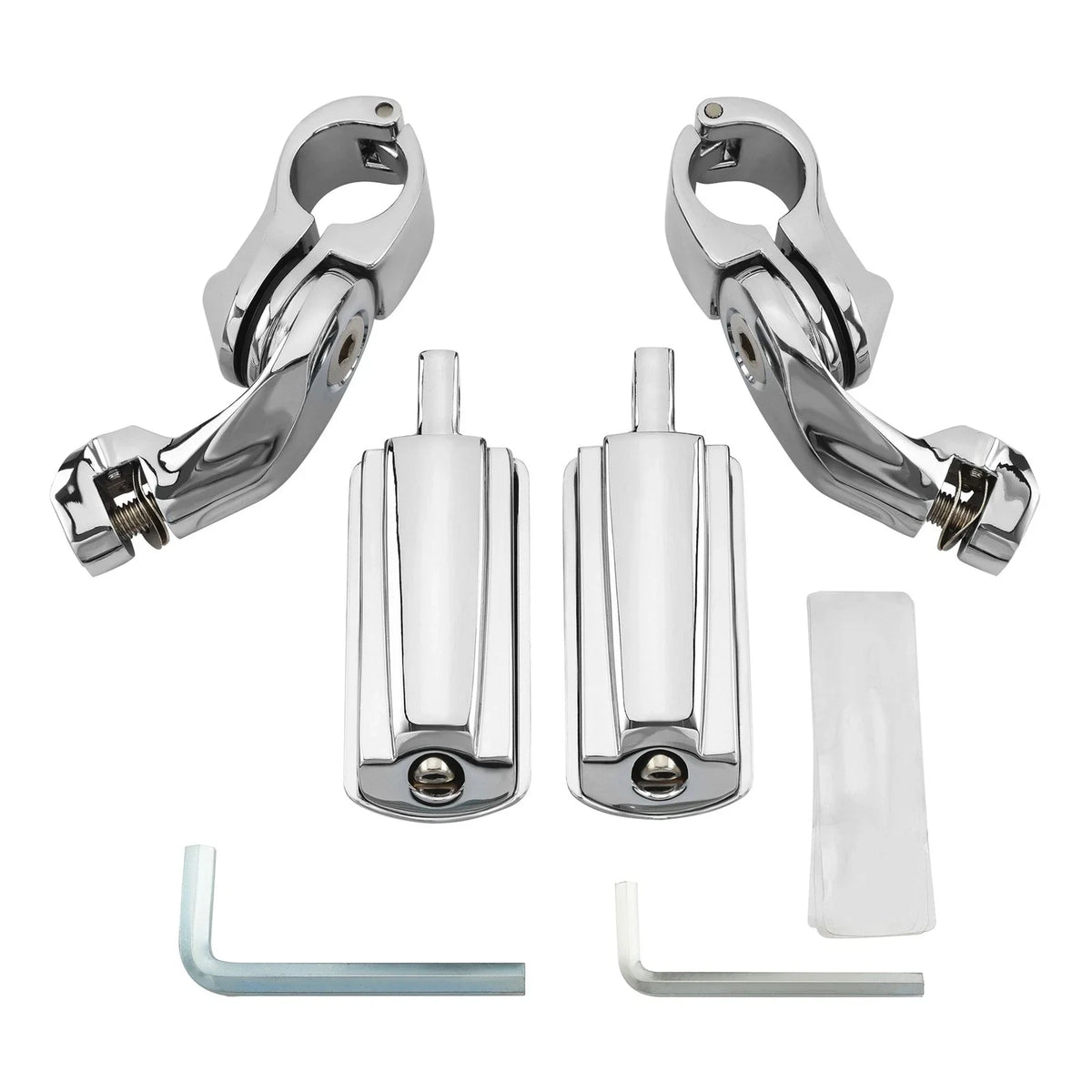 1.25" Motorcycle Highway Crash Bar Foot Pegs for Harley Touring