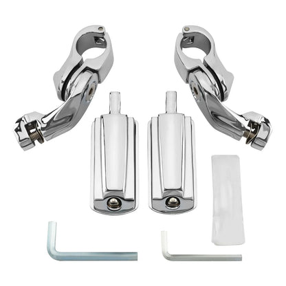 1.25" Motorcycle Highway Crash Bar Foot Pegs for Harley Touring