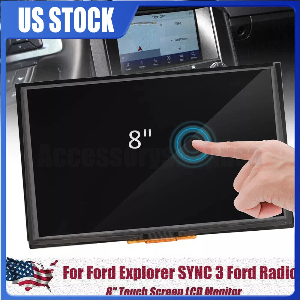 8" Touch Screen LCD Monitor for Ford F-250 Super Duty (2013–2018) LQ080Y5DZ05