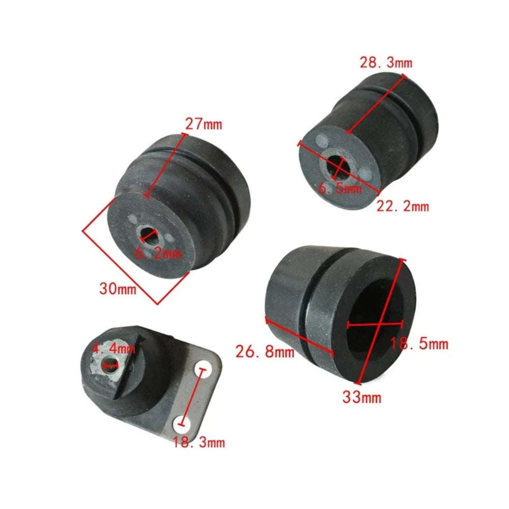 Annular Buffer Kit for Stihl MS660 Chainsaw (064, 066) Black Rubber