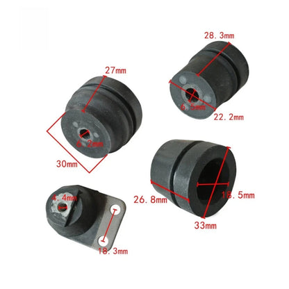 Annular Buffer Kit for Stihl MS660 Chainsaw (064, 066) Black Rubber