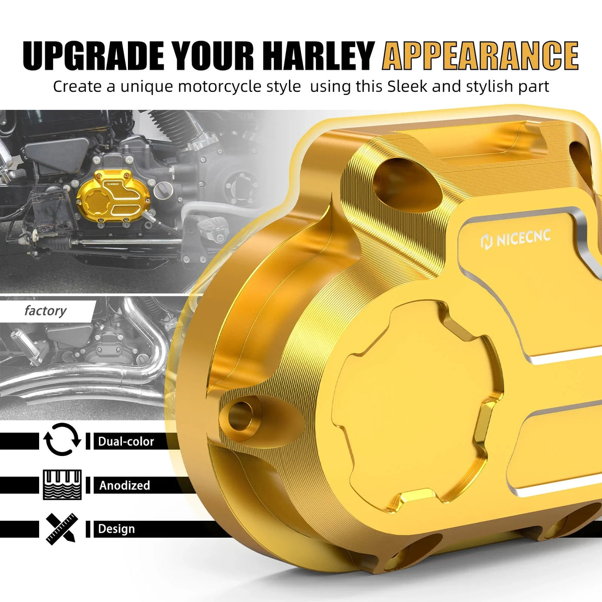 Transmission Side Cover 37116-06 for Harley Road King SE FLHR (2007–2014)