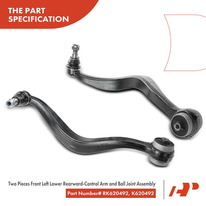 Front Control Arm Stabilizer Bar Link Tie Rod End for Lincoln Ford (2000–2023) - 7E5Z3078R, AE5Z3078A, BE5Z3078A, 7E5Z3079L, BE5Z3079A