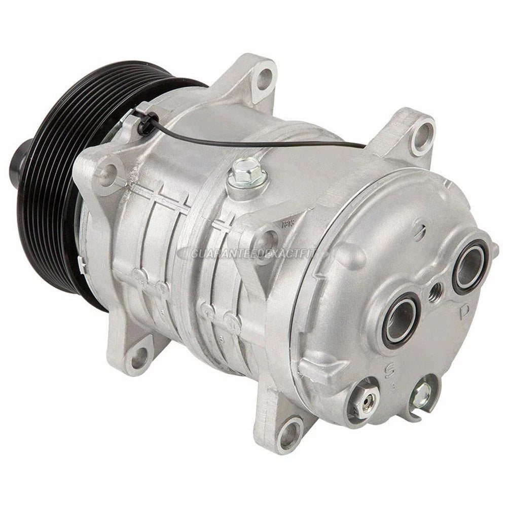 AC Compressor & A/C Clutch for OEM Diesel Kiki & Tama TM-16HS (12v) 60-02892NC, 488-46234