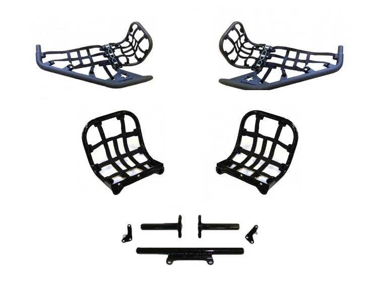 LSR DC-Pro Nerf Bars + Heel Nets for Yamaha YFZ450R (2009–2023)