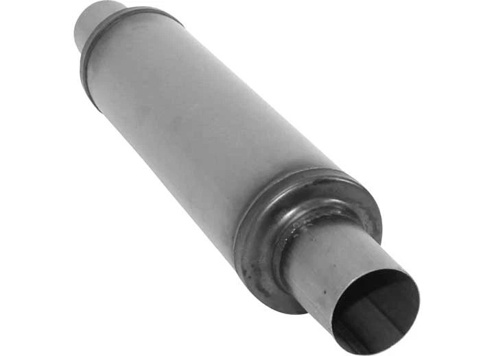 2.25" In/Out AP Exhaust Xlerator Round Performance Muffler XS0445