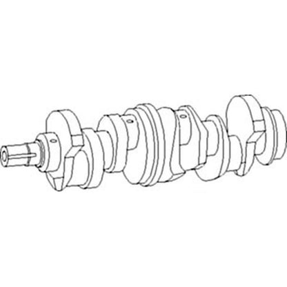 Crankshaft 36 mm Nose for John Deere 2020 2030 2440 2510 2520 2040