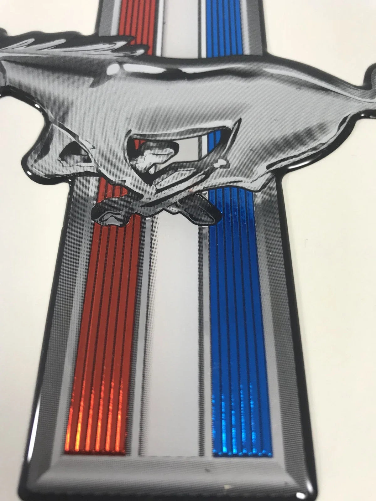 Adhesive Decal Emblem Tri Bar Pony for Ford Mustang (2005–2014)