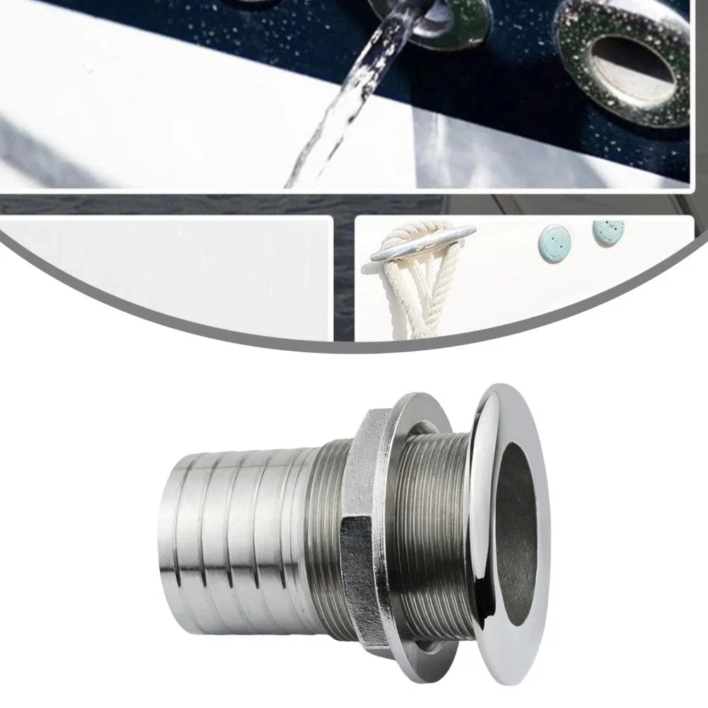 316 SS Thru-Hull Marine Water Outlet Fitting for Yacht