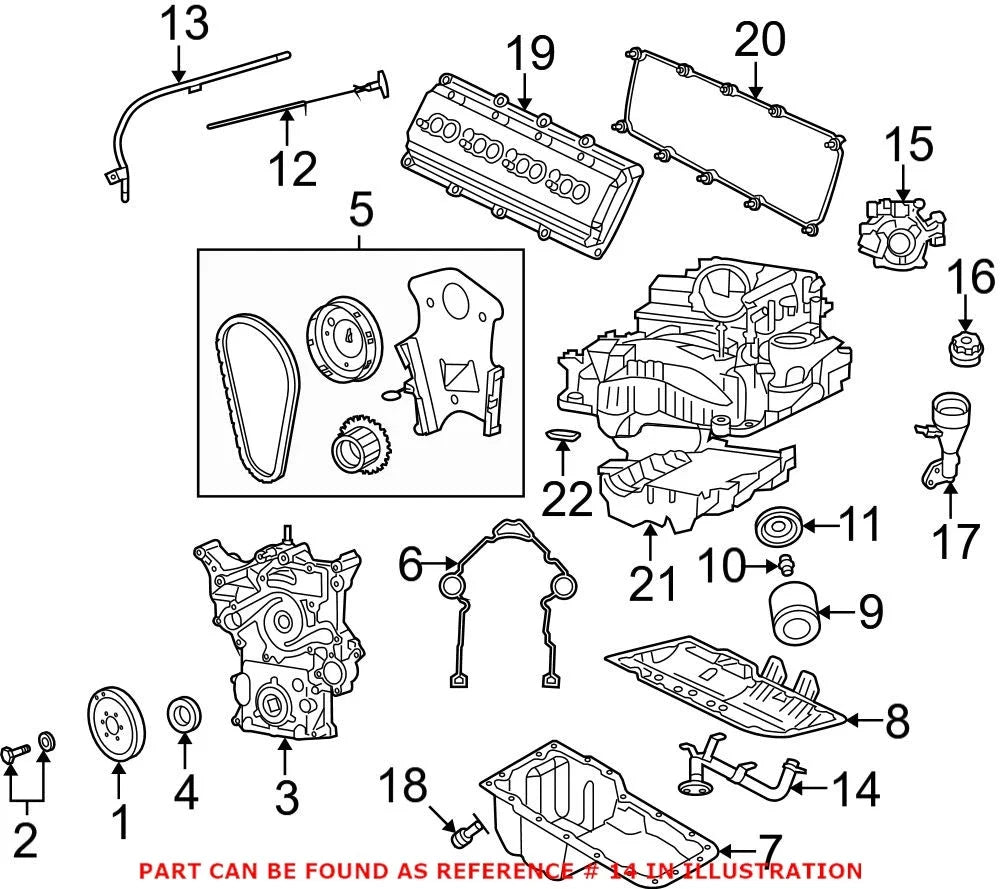 Transfer Case Oil Pump Hose for Jeep Grand Cherokee (2005–2010) 53021522AE