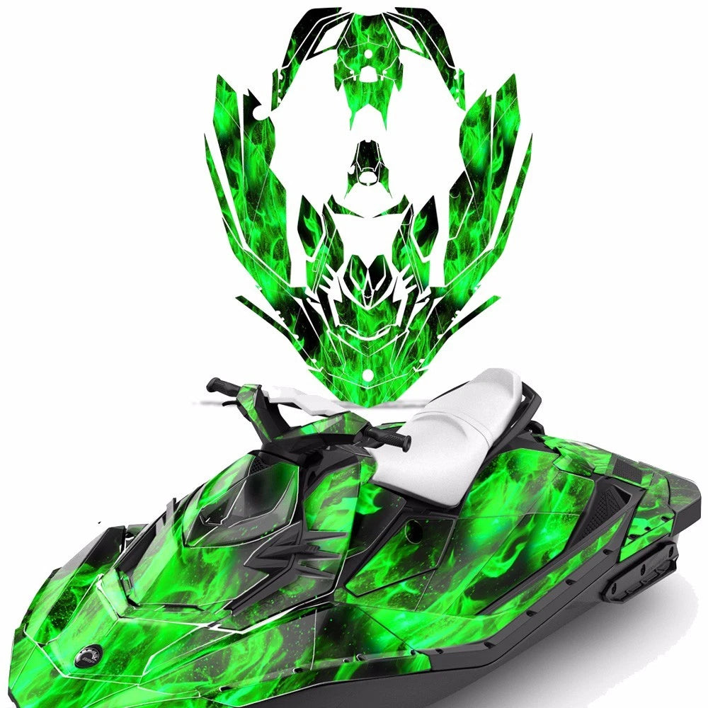 Graphic Stickers Decals for Sea-Doo Bombardier Spark 3 UP (2015–2018)