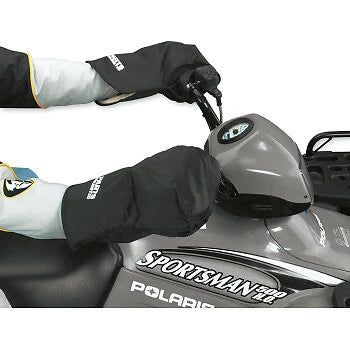 Fleece Cold Weather Handlebar Hand Warmer Pair for ATV Snowmobile (BG-0080)