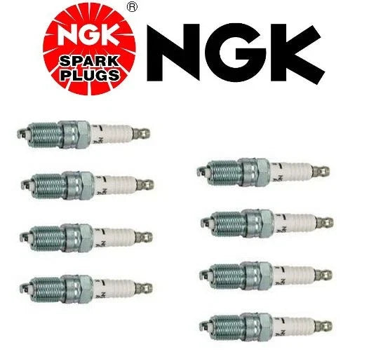 Set of 8 NGK TR55 V-Power Copper Spark Plugs for Ford E-150 (1992–2014)