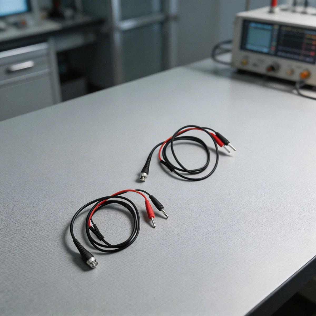 Dual Banana Connector BNC Test Leads 120cm for Oscilloscope (N/A)