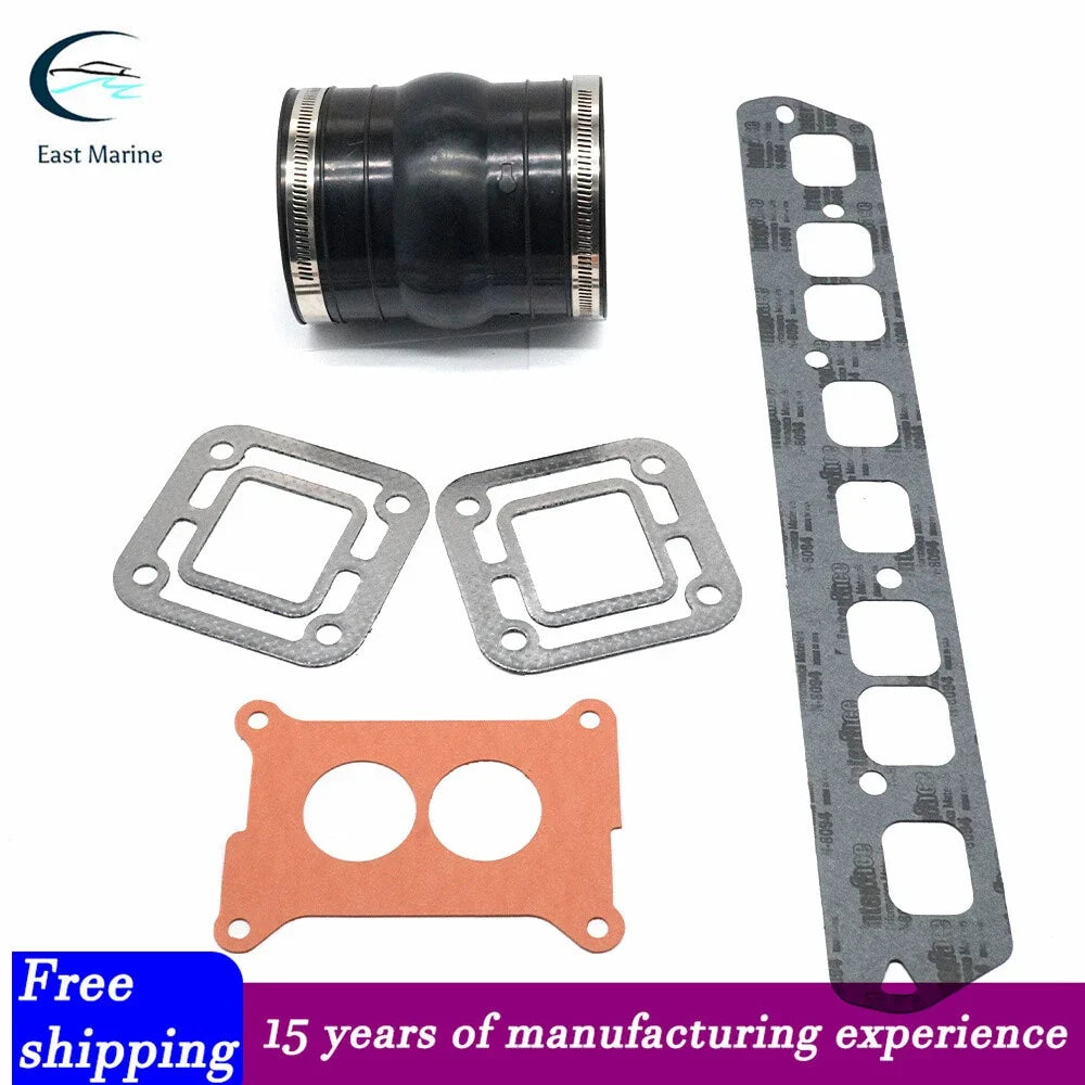 Exhaust Hose Bellows with Gasket for Volvo Penta 3.0GS (1993–Present)