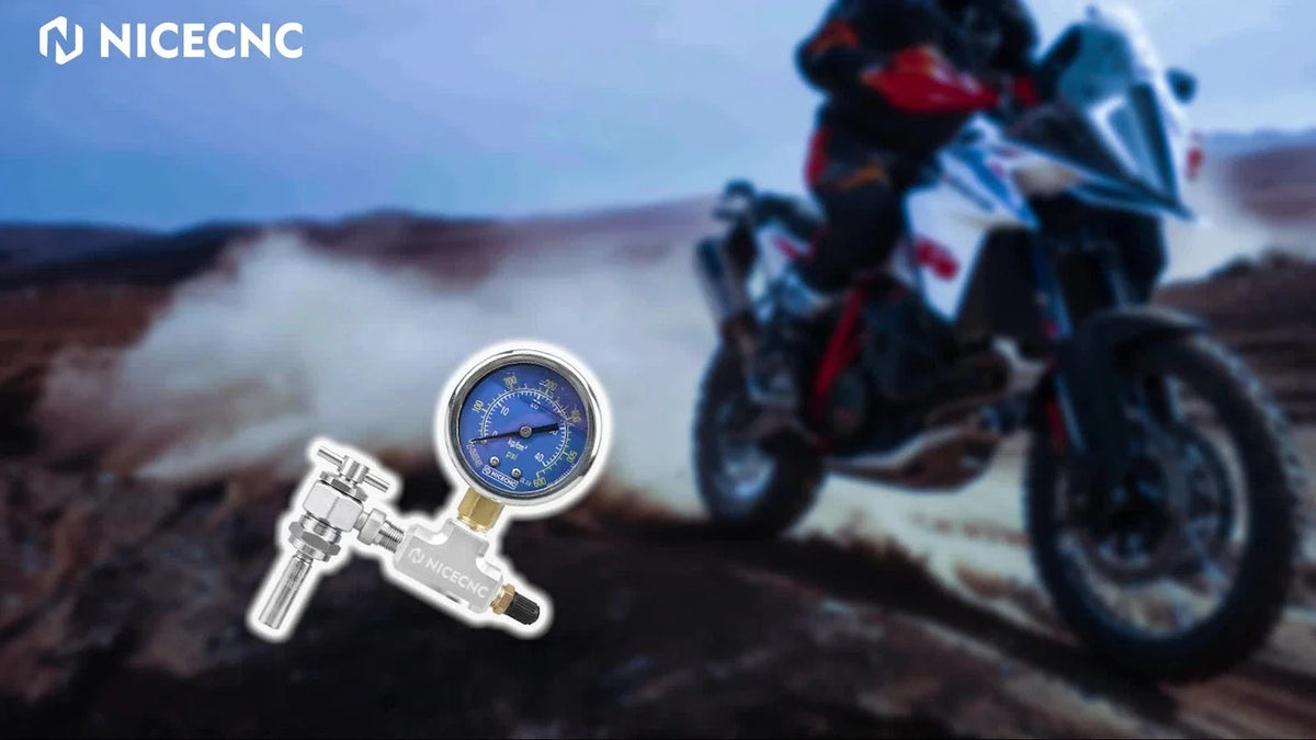 2" Pressure Gauge 600PSI for Motorcycles (Billet Aluminum)