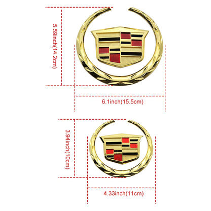 Gloss Gold Emblem Badge for Escalade ATS CTS STS