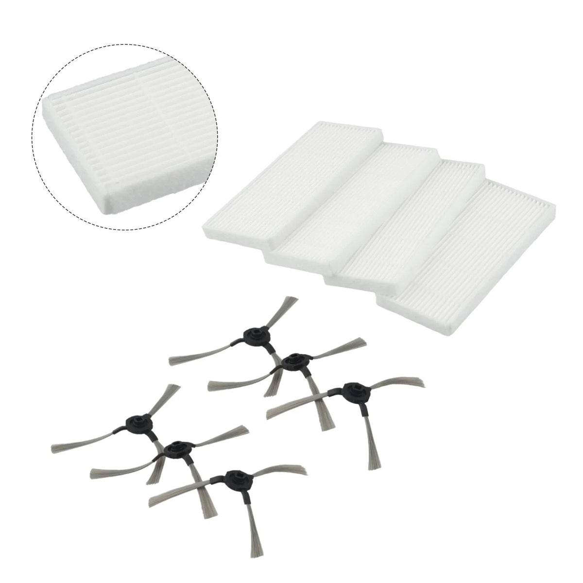 Set of 1 Filters Side Brushes for Blaupunkt