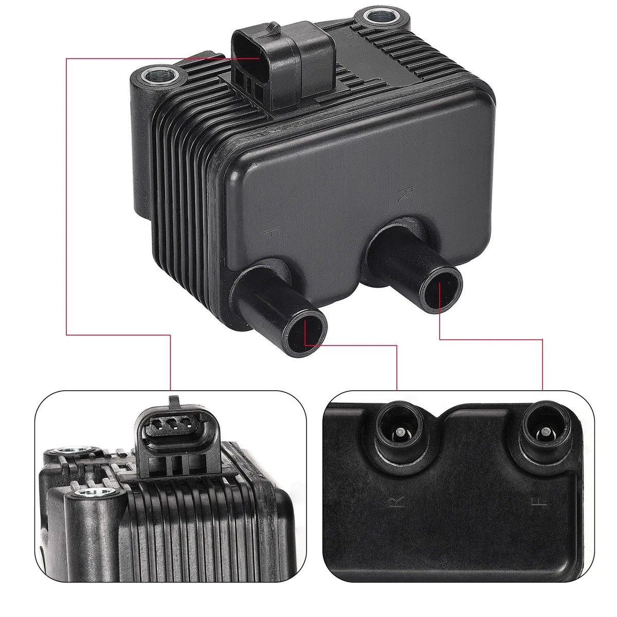 Ignition Coil 0.5OHM for Harley Sportster 883 XL883 1200 XL1200 (2004–2006) 31655-99