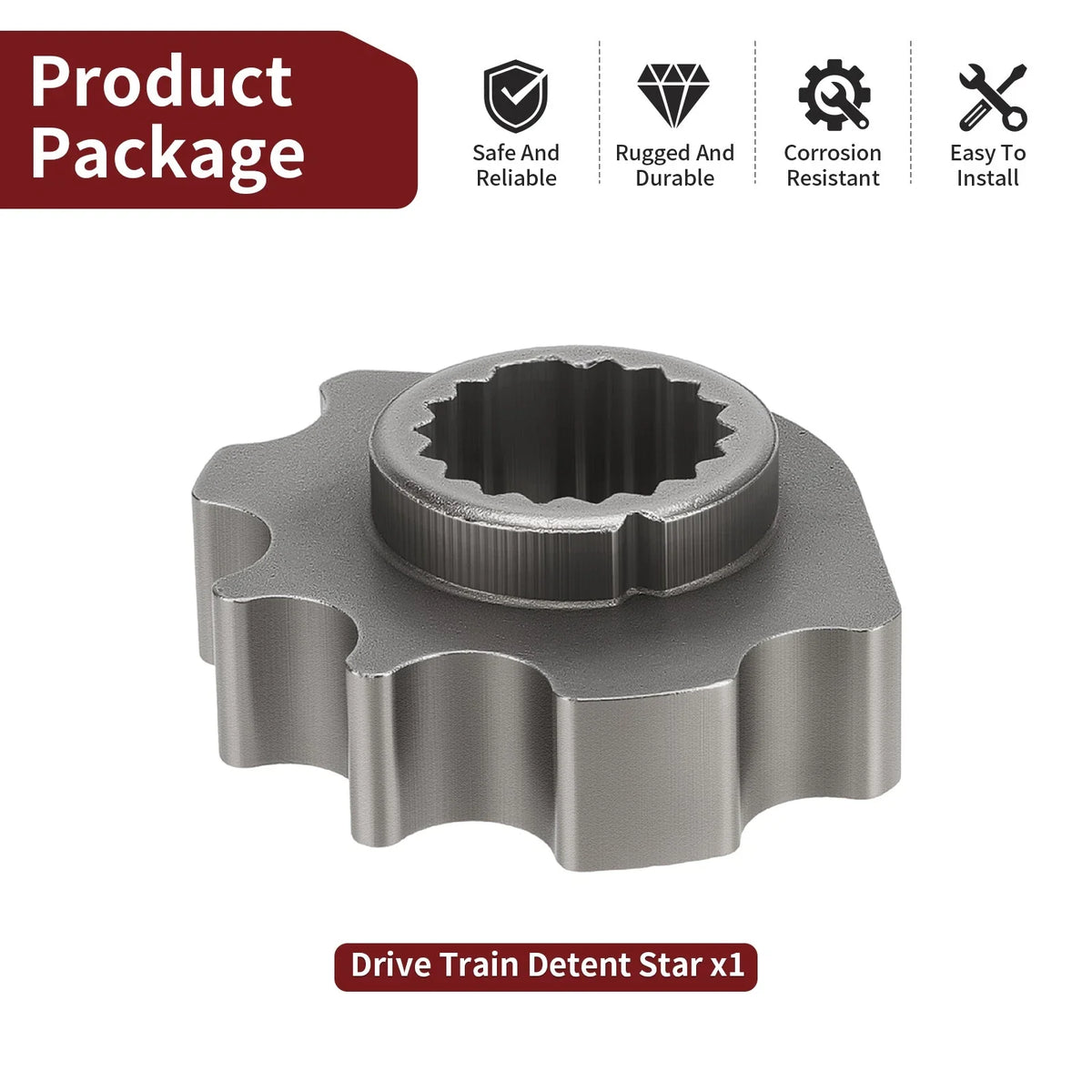 Drive Train Detent Star for Polaris Pro XD Full-Size Gas (2022–2026) 3235982