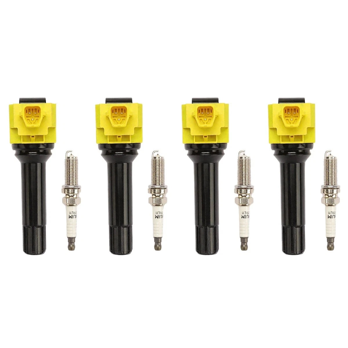 Ignition Coil and Spark Plug Kit for Subaru Outback Legacy Forester Crosstrek (2018–2019) - 18104904, 22433AA720, E127493501, IC881, UF747, UF774