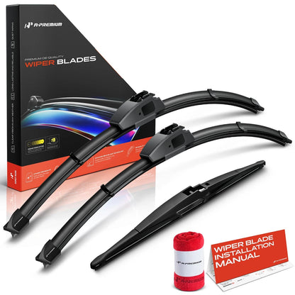 Set of 3 Windshield Wiper Blades for Lexus GX470 (2003–2009)