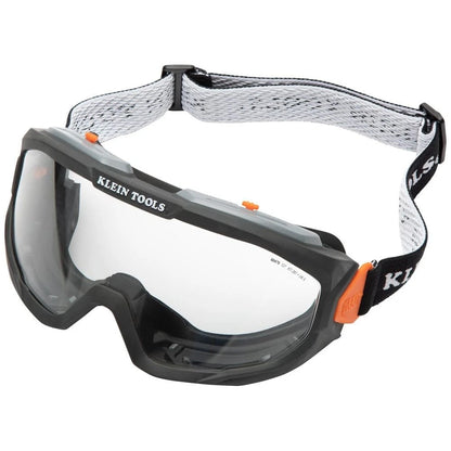 Safety Goggles for Klein Tools (One Size) - Clear Lens, Black/Orange