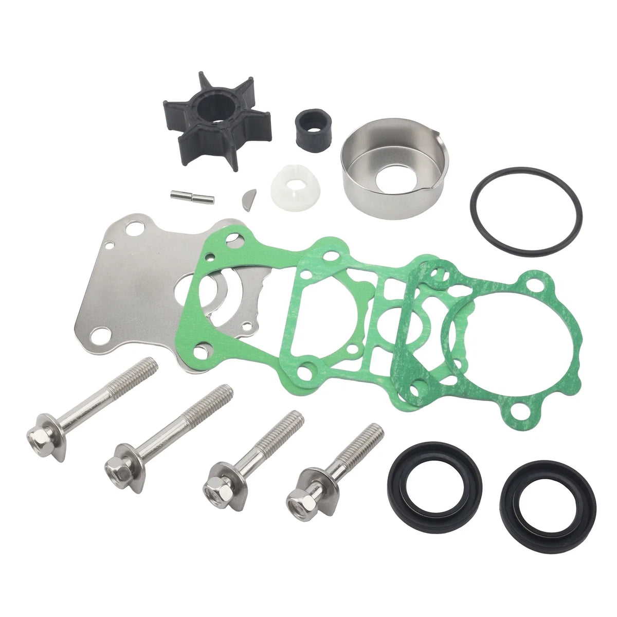 Water Pump Repair Kit for Yamaha Outboard (6CJ-W0078-02, 6CJW007800)