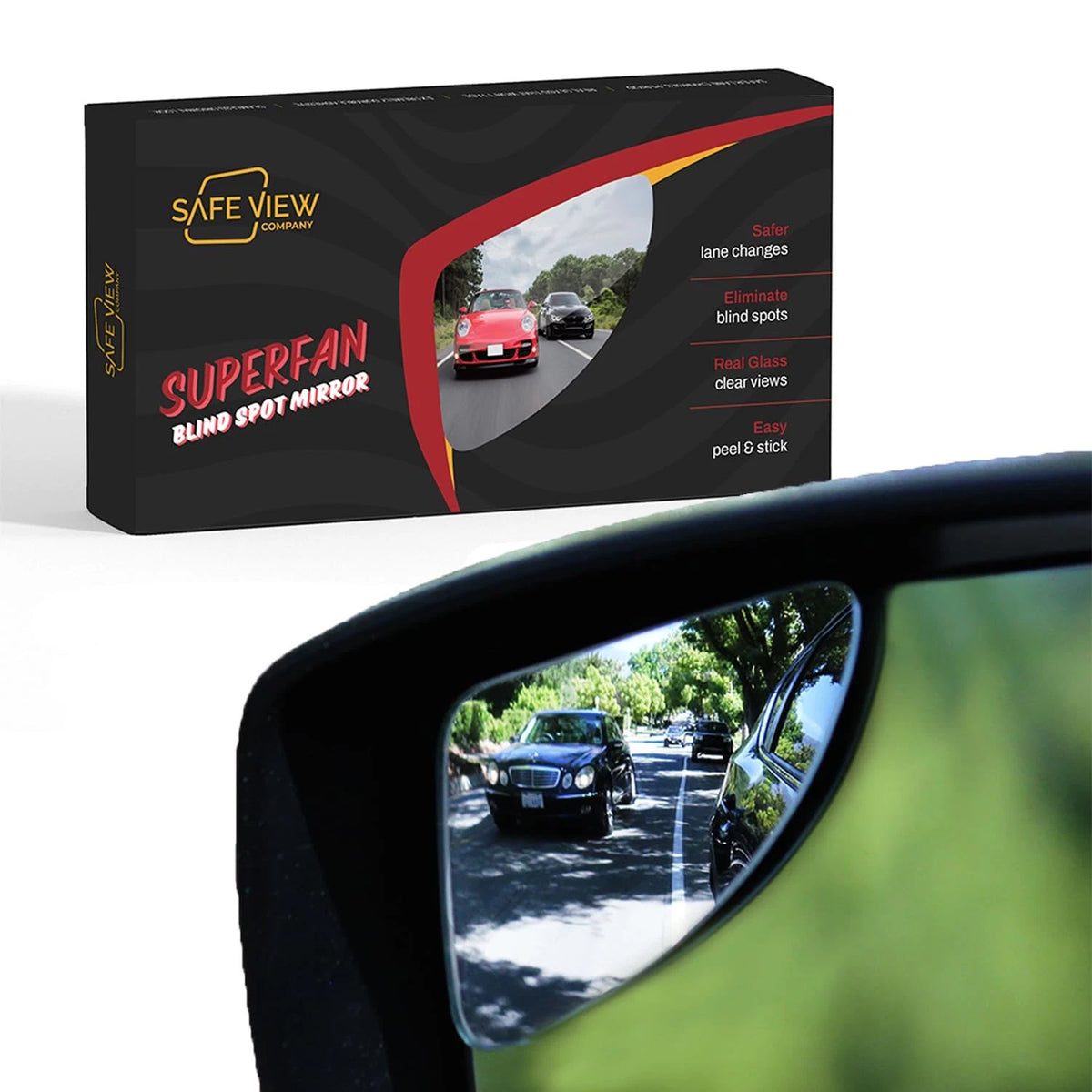 Blind Spot Mirrors for Car Truck SUV RV (Weatherproof)