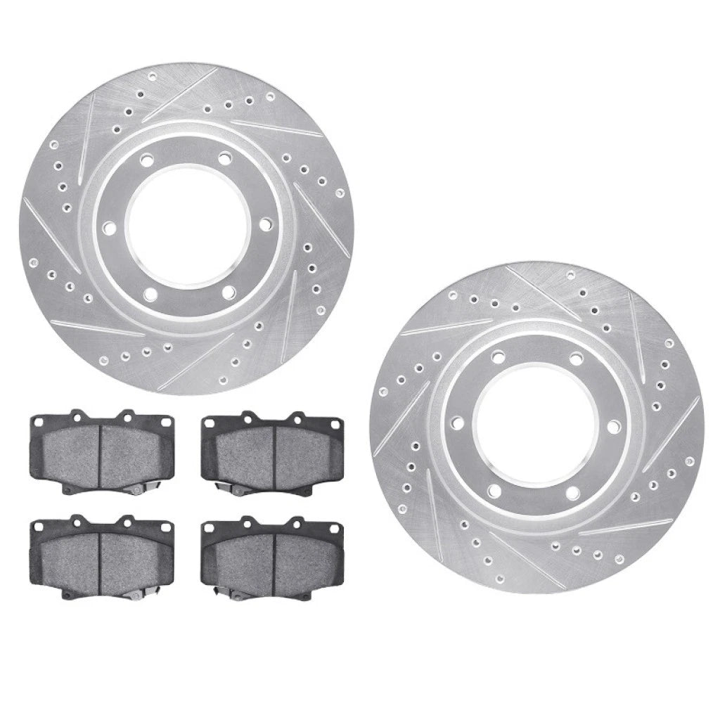 Rotor Set for Toyota Land Cruiser (1990–1992) ALX-PAU-DF-7512-76088-CLA1