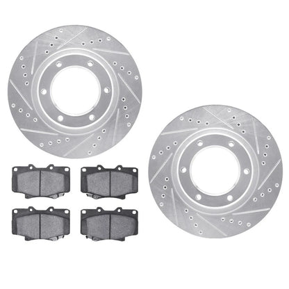 Rotor Set for Toyota Land Cruiser (1990–1992) ALX-PAU-DF-7512-76088-CLA1