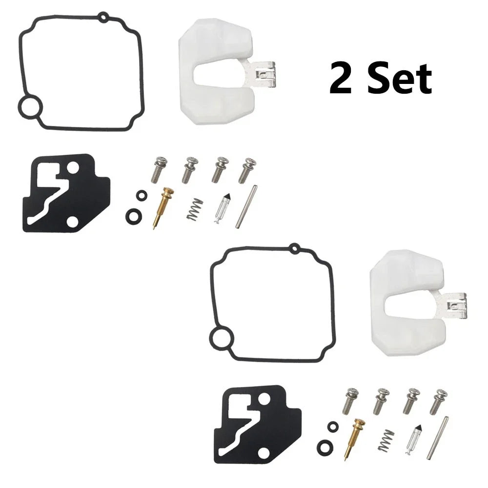 2X Carburetor Repair Kit for Mercury Mariner 4Stroke 9.9 15 HP (18-7738, 802706A1)