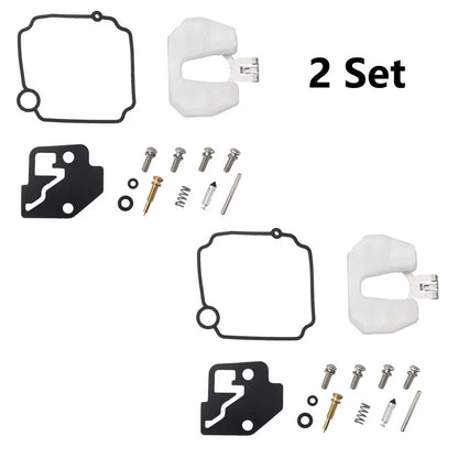 2X Carburetor Repair Kit for Mercury Mariner 4Stroke 9.9 15 HP (18-7738, 802706A1)