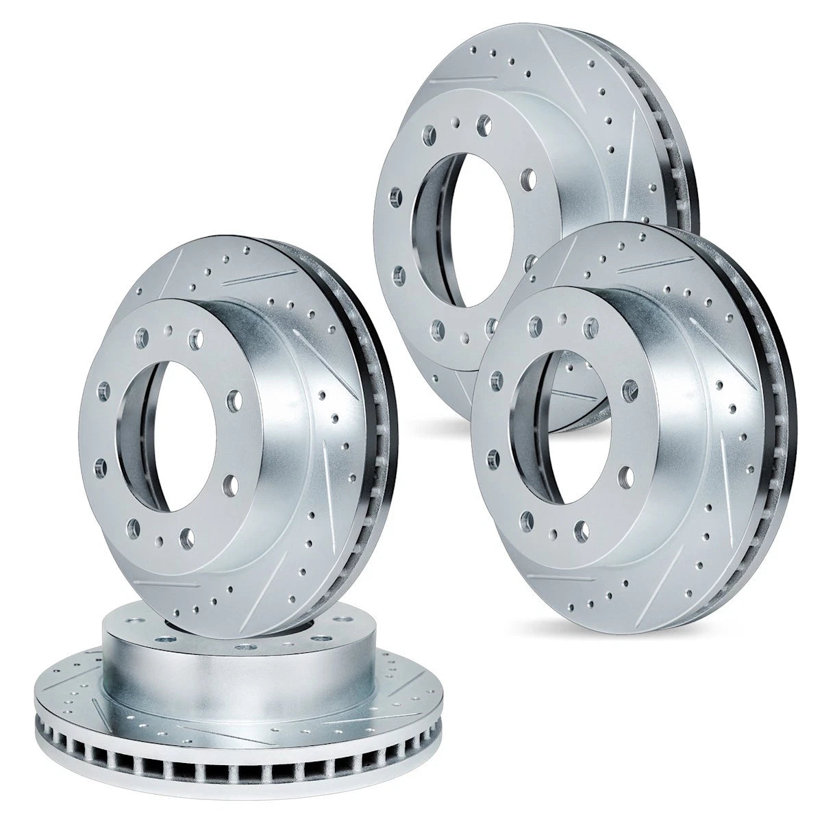 Set of 4 Brake Discs for Ford F-350 Super Duty 4WD (1999–2004) WGPN2-54220
