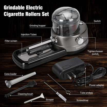 Electric Cigarette Rolling Machine Portable Tobacco Injector