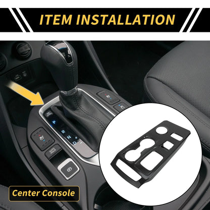 Carbon Fiber Gear Shift Frame Panel Cover Trim for Ford Ranger (2023–2024)