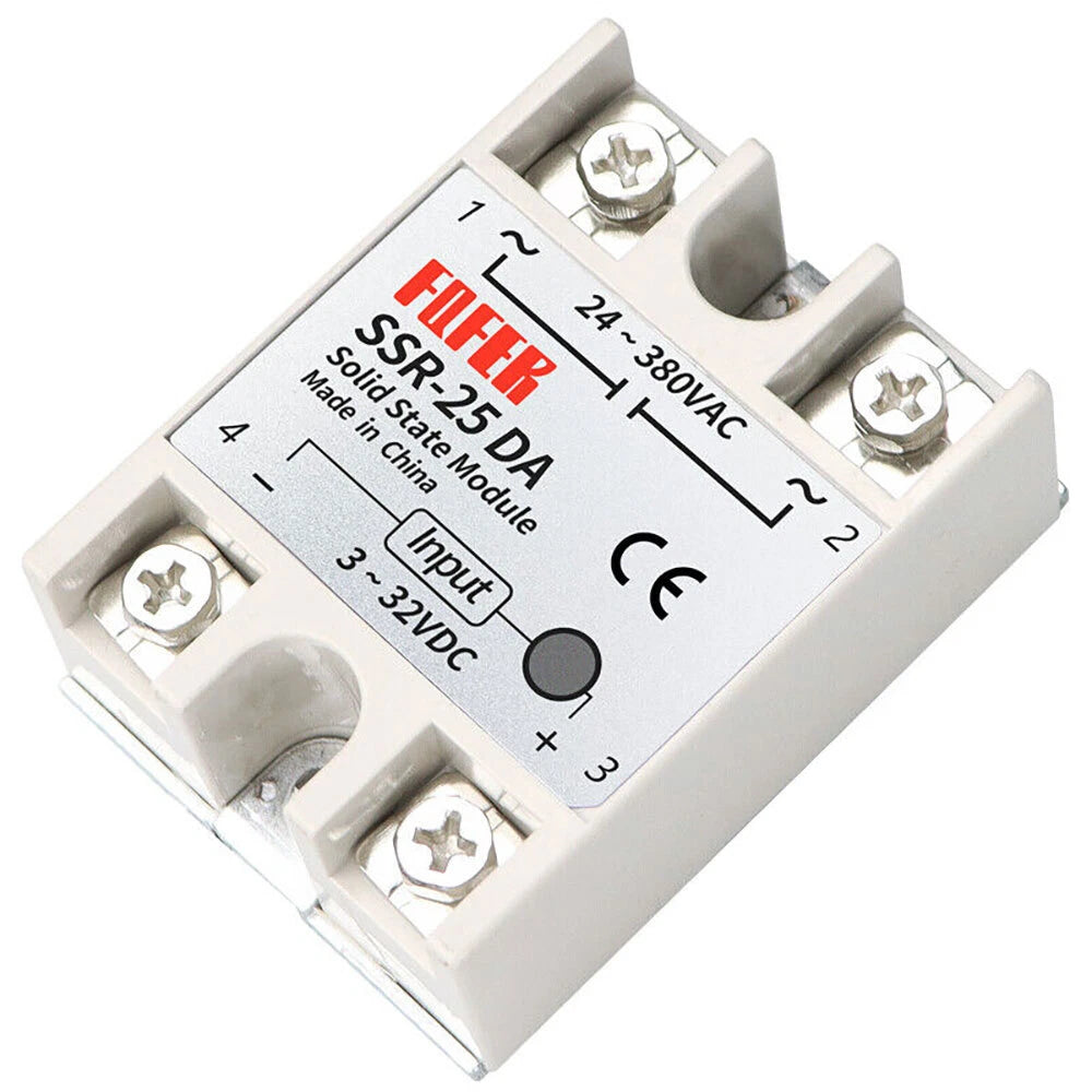 Solid State Relay Module SSR-25/40/60/80/100DA for DC-AC (Single-Phase)