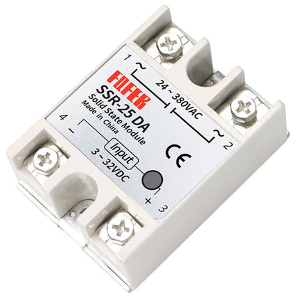 Solid State Relay Module SSR-25/40/60/80/100DA for DC-AC (Single-Phase)