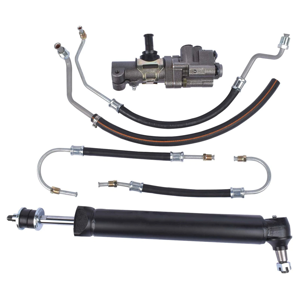 Power Steering Cylinder Ram Hose Kit for Corvette (1963–1979) 1505001, 1502007, 1509003