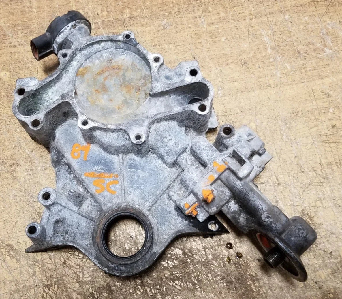 Timing Chain Cover with Oil Pump for Ford Thunderbird SC (1989–1993)