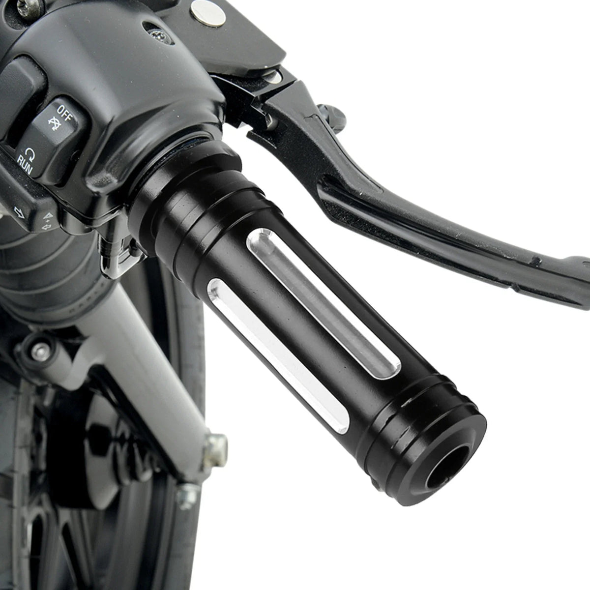 1" Handlebar Hand Grips for Harley Touring Dyna Softail Sportster (1980–2023)