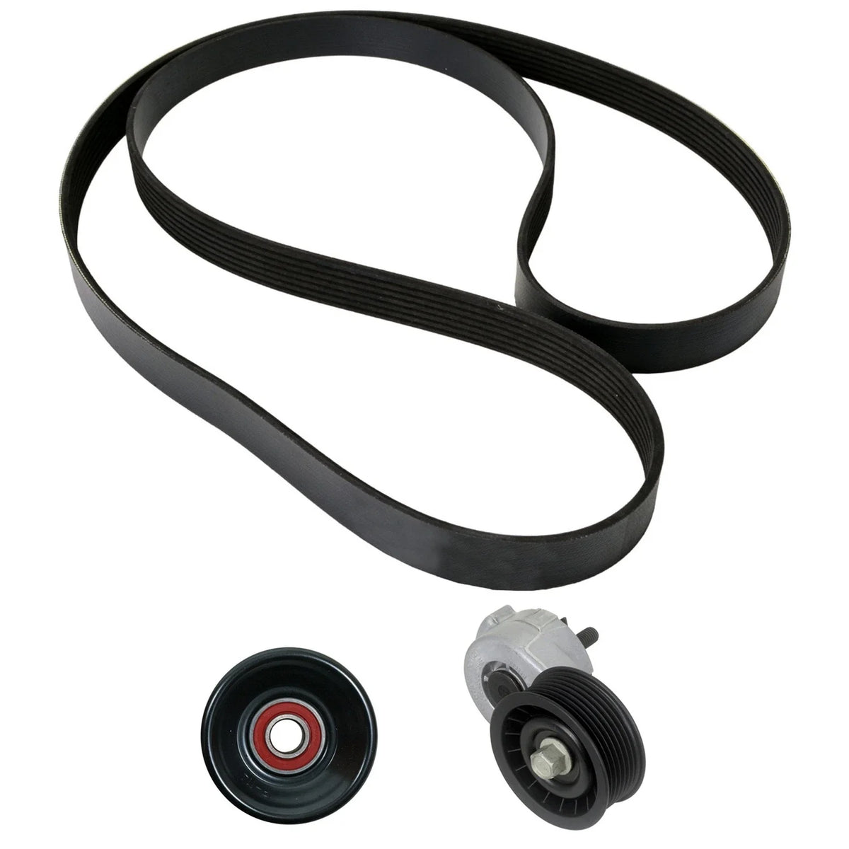 Drive Belt Idler Pulley Tensioner Kit for Dodge D150 Dakota Durango (1990–2004)