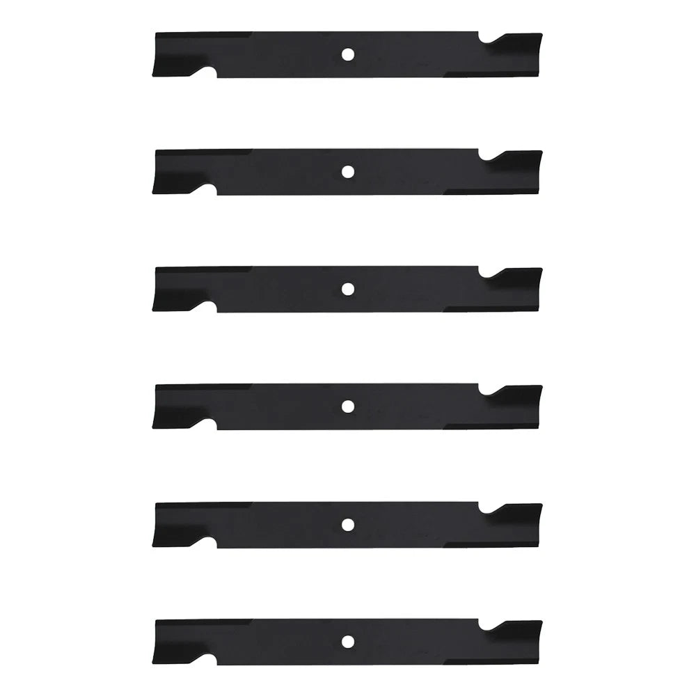 6X Notched High-Lift Mower Blade for Bad Boy