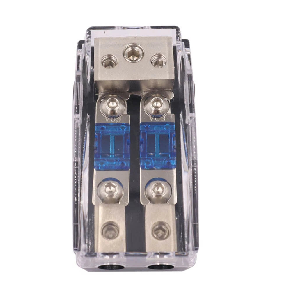 2 Way Mini ANL Blade Fuse Holder for Car Audio Power Distribution Block